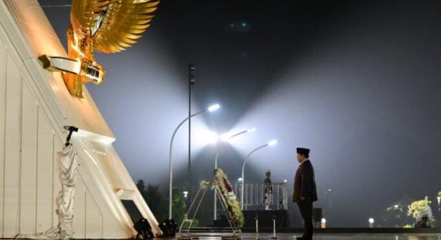 Presiden Prabowo Pimpin Renungan Suci di TMP Kalibata Peringati HUT RI ke-80