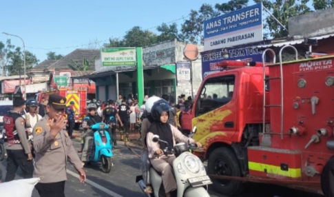 Kios Laundry di Paberrasan Ludes Terbakar, Seorang Pekerja Tewas Terjebak Api