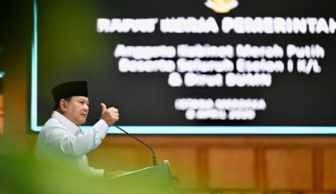 Prabowo Tekankan Soliditas Pemerintah Hadapi Gejolak Global dalam Rapat Kerja Nasional