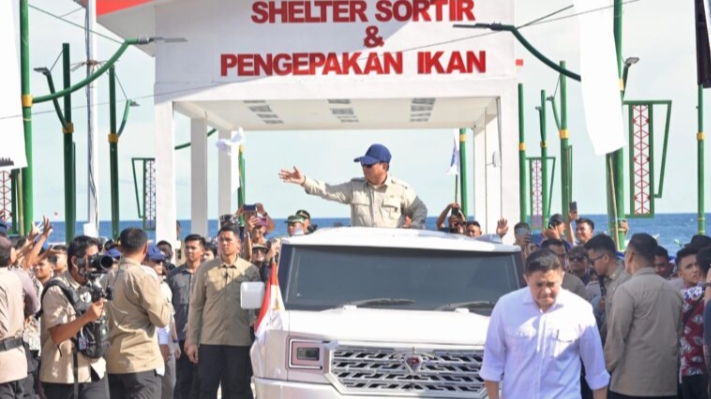 Presiden Prabowo Turun ke Pelabuhan Nelayan Gorontalo, Bahas BBM hingga Fasilitas Koperasi Ikan